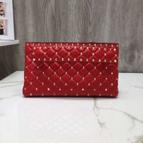 VALENTINO pochette in pelle 0125 rosso