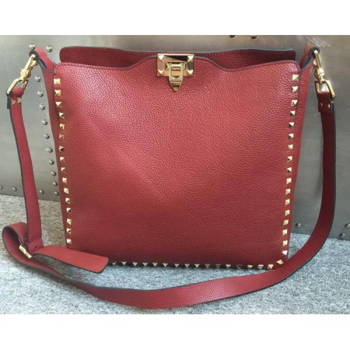 Borsa Hobo Rockstud Valentino Garavani VO84499 Rossa