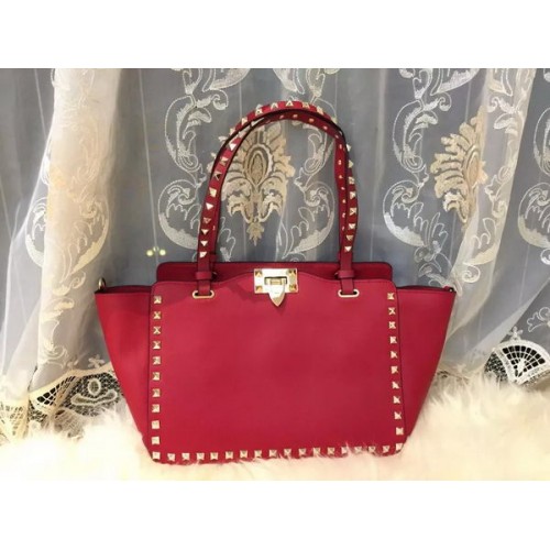 Borsa Tote Media Rockstud Valentino Garavani VO0812T Rossa