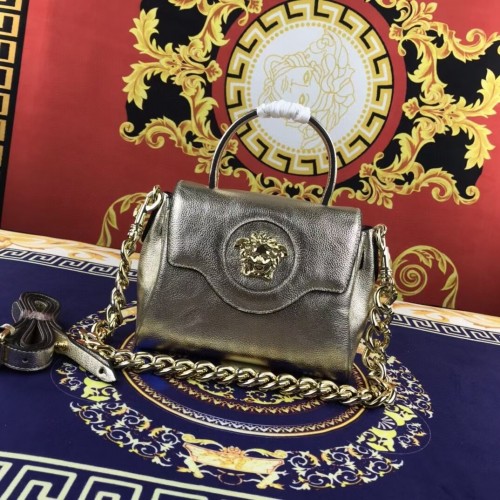 Borsa in pelle di vitello originale Versace FS1040 oro