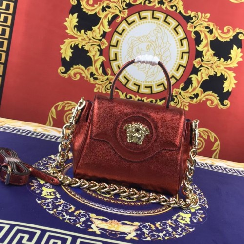 Borsa in pelle di vitello originale Versace FS1040 rossa