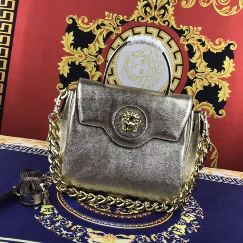 Borsa Versace Original media in pelle di vitello FS1041 oro