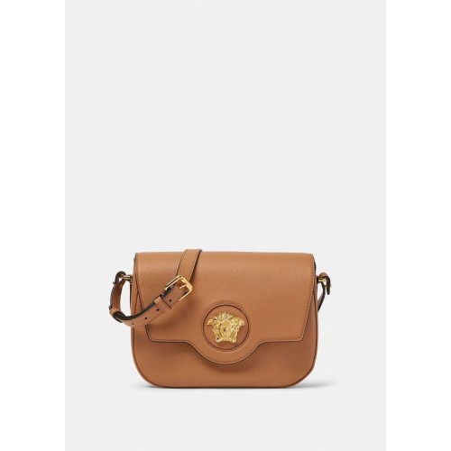 Borsa Versace Original media in pelle di vitello FS1067 marrone