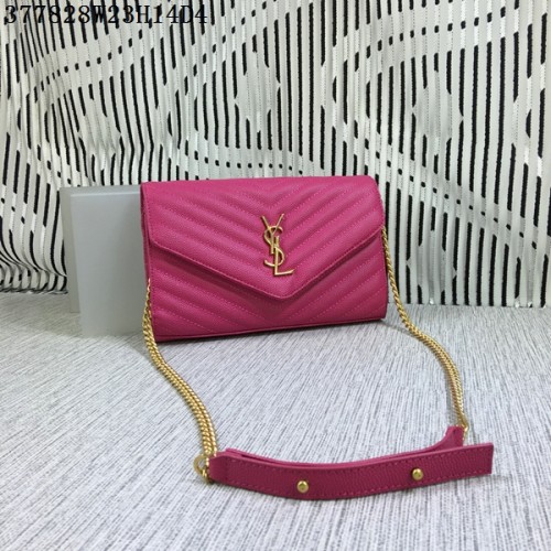 YSL Classic Monogramme Flap Bag Modello Cannage Y377828L Rosa