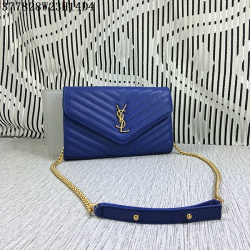 YSL Classic Monogramme Flap Bag Modello Cannage Y377828L Royal