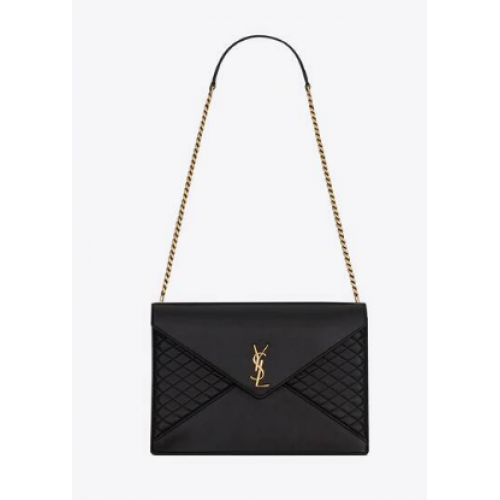 BORSA YSL GABY CHAIN IN PELLE DI AGNELLO VINTAGE 668864 nera