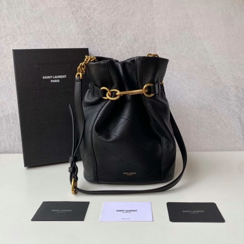 Yves Saint Laurent Borsa in pelle di vitello Y677822 nera