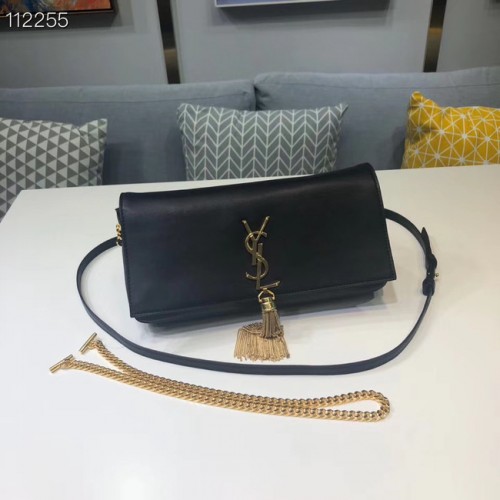 Borsa a tracolla Yves Saint Laurent in pelle di vitello 604276 nera