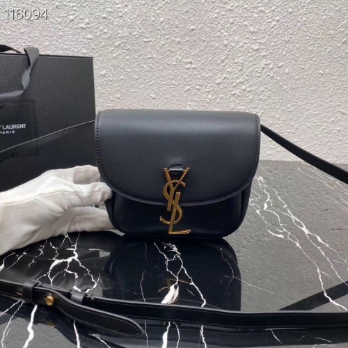 Yves Saint Laurent KAIA BORSA PICCOLA IN PELLE LISCIA 619740 Nero