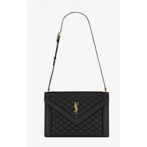 Borsa a tracolla Yves Saint Laurent in pelle di vitello 6688631 nera