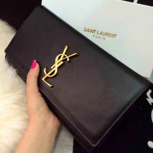 Pochette monogramma classica Yves Saint Laurent 30210 nera