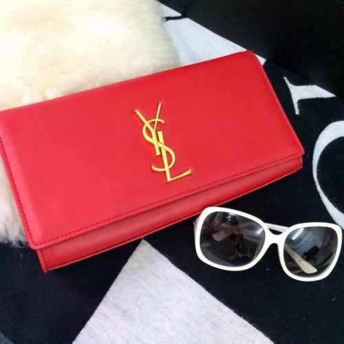 Pochette monogramma classica Yves Saint Laurent 30210 rossa