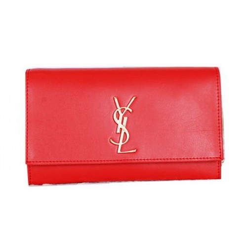 Pochette monogramma classica Yves Saint Laurent Y7131 rossa