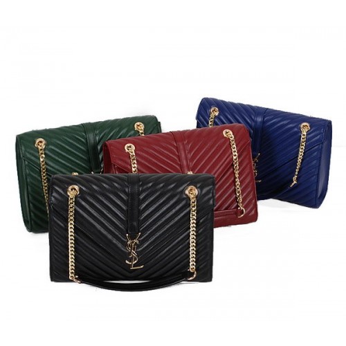 Borsa con patta monogramma classica Yves Saint Laurent Y8900
