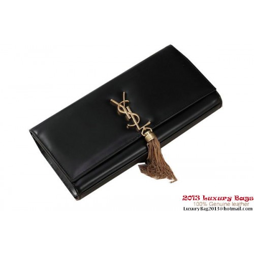 Yves Saint Laurent Classic Monogramme Tassel Pochette Y041 Nera