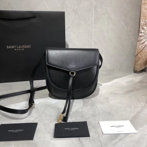 Borsa a tracolla in pelle di mucca Yves Saint Laurent Y551559 nera
