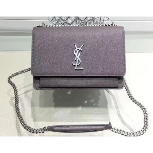 Borsa a tracolla a tracolla Yves Saint Laurent Y13927 grigia