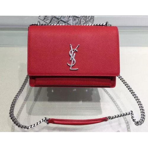 Borsa a tracolla a tracolla Yves Saint Laurent Y13927 rossa