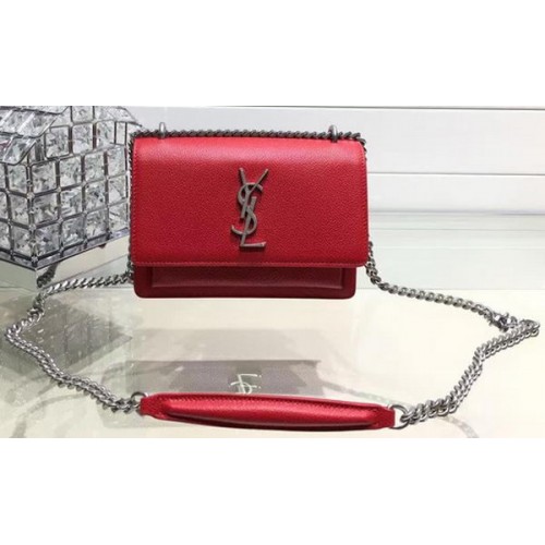 Borsa a tracolla a tracolla Yves Saint Laurent Y13928 rossa