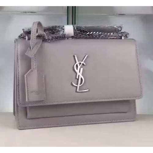 Borsa a tracolla a tracolla Yves Saint Laurent Y8816 grigia