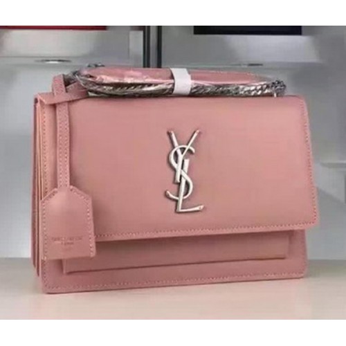 Borsa a tracolla a tracolla Yves Saint Laurent Y8816 rosa