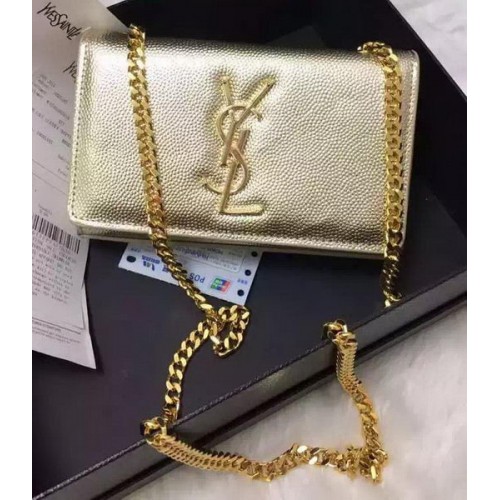 Borsa a tracolla a tracolla Yves Saint Laurent Y9013 oro