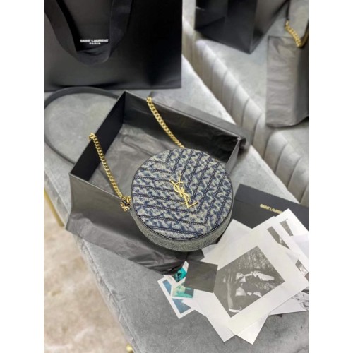 Borsa Yves Saint Laurent DENIM POCHETTE Y621333 Nera