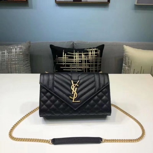 Yves Saint Laurent Envelope Mini Borsa classica 526286 Nera