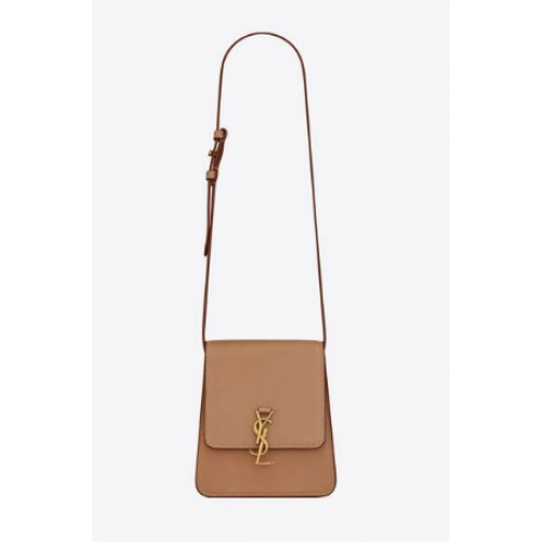 Yves Saint Laurent KAIA NORTH&SOUTH SATCHEL IN PELLE CONCIATA AL VEGETALE 668809B