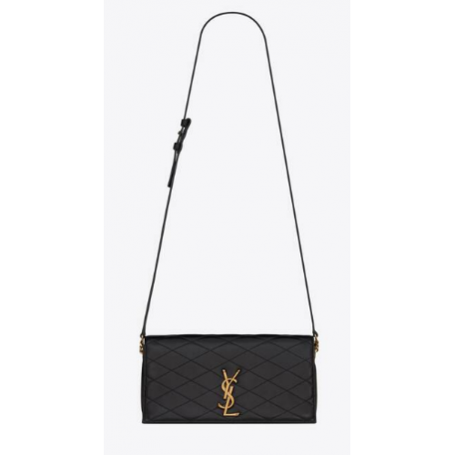 Yves Saint Laurent KATE SUPPLE 99 IN PELLE DI AGNELLO TRAPUNTATA 6766281 nero