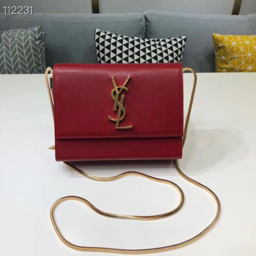Borsa a tracolla Yves Saint Laurent Kate mini Original in pelle Y593122 rossa