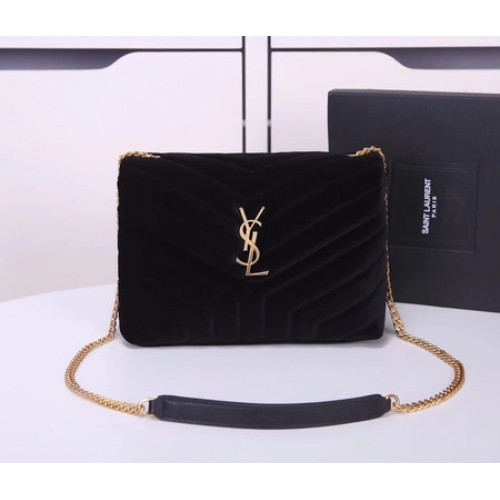 Borsa a tracolla a tracolla in pelle Yves Saint Laurent Y487218 nera