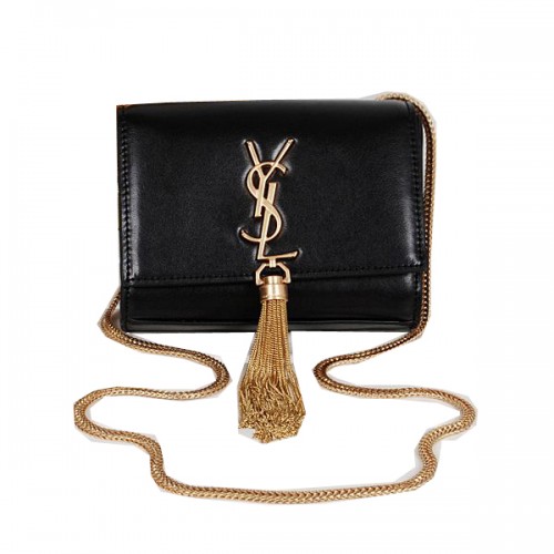 Borsa a tracolla a tracolla MINI Monogramme Yves Saint Laurent nera