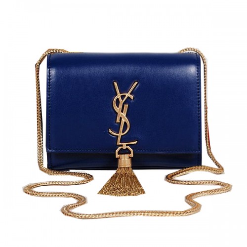 Yves Saint Laurent MINI Monogramme Borsa a tracolla a tracolla Royal