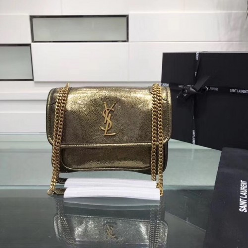 Yves Saint Laurent NIKI BABY IN PELLE DI AGNELLO 5811 oro
