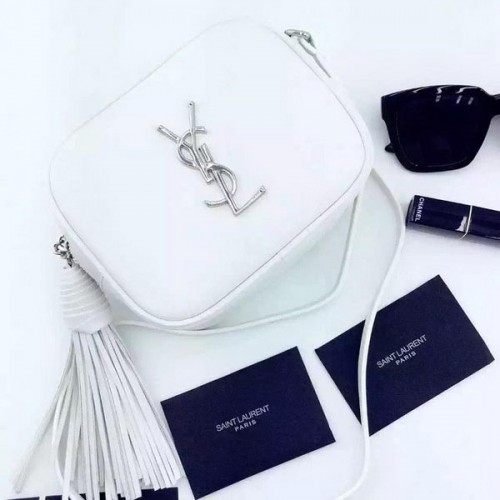 Borsa Yves Saint Laurent Monogram Blogger Y16SS Bianca