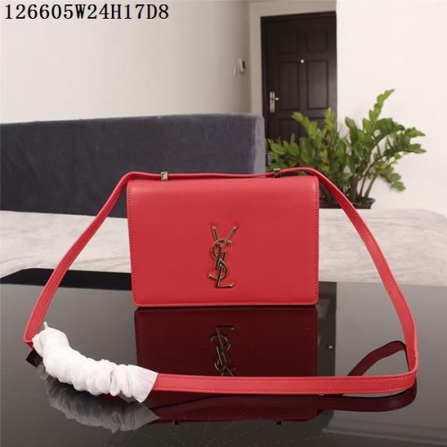 Borsa a tracolla a tracolla Monogramme Yves Saint Laurent 126605 Rossa
