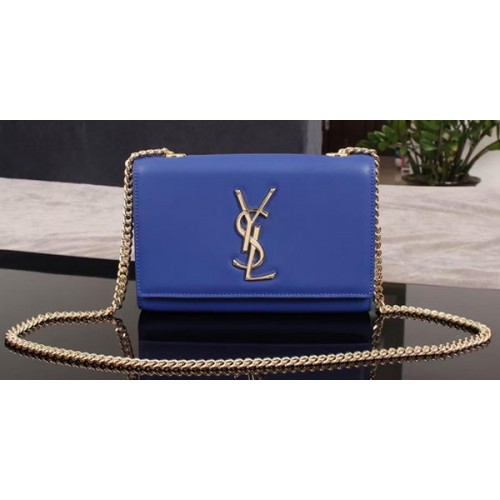 Borsa a tracolla a tracolla Monogramme Yves Saint Laurent 1311228 Blu
