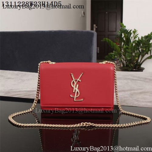 Borsa a tracolla a tracolla Yves Saint Laurent Monogramme 1311228 Rossa