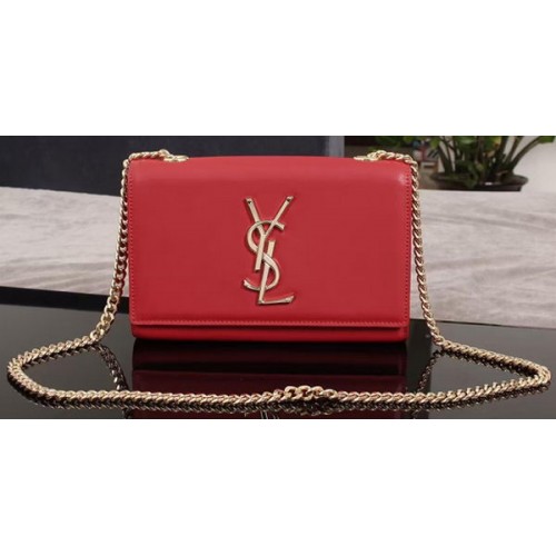 Borsa a tracolla a tracolla Yves Saint Laurent Monogramme 1311228 Rossa