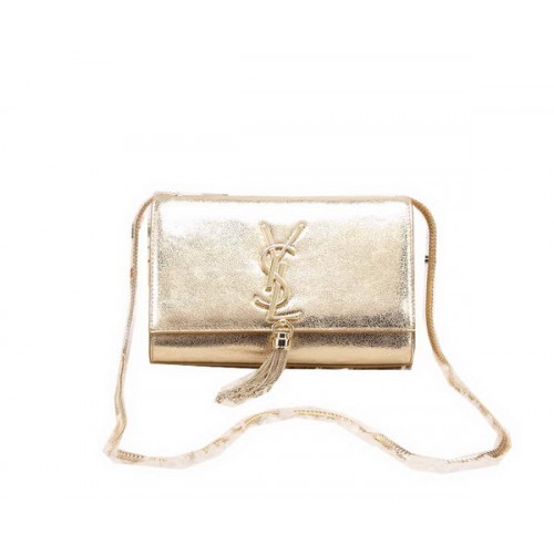 Borsa a tracolla a tracolla Yves Saint Laurent Monogramme oro