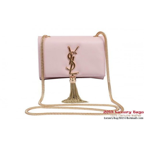 Borsa a tracolla a tracolla piccola con monogramma Yves Saint Laurent 1834B rosa
