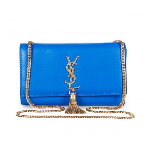 Borsa a tracolla a tracolla mini monogramma Yves Saint Laurent 326076 blu