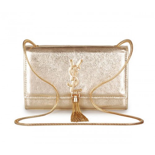 Borsa a tracolla a tracolla mini monogramma Yves Saint Laurent 326076 oro