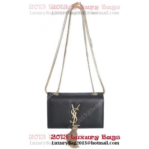 Yves Saint Laurent mini Monogramme Borsa a tracolla a tracolla 5478 nera
