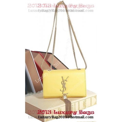Yves Saint Laurent mini Monogramme Borsa a tracolla a tracolla 5478 Limone