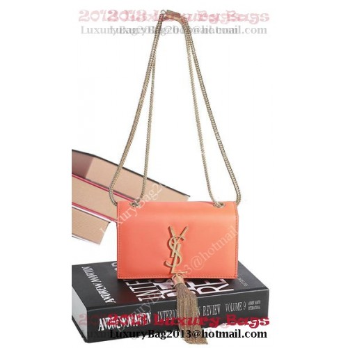 Yves Saint Laurent mini Monogramme Borsa a tracolla a tracolla 5478 Arancione