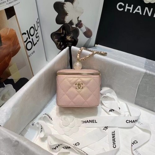 chanel piccolo vanity con catena AP2118 rosa