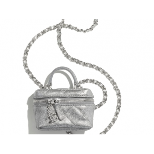 chanel piccolo vanity con catena AP2194 Argento