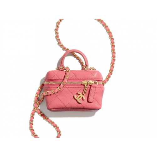 chanel piccolo vanity con catena AP2194 rosa